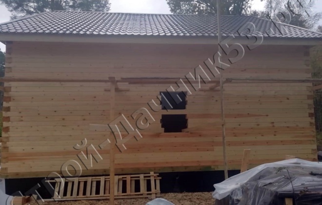3 Брусовой дом П-19 11×9, 180 м², Ленинградская область, Выборгский район, Посёлок Краснофлотское (3)